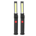 Rechargeable LED Work Lights with Magnetic Base - 2 Pack, 360° Rotation