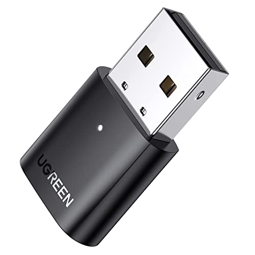 UGREEN - USB Bluetooth Dongle 5.0 Adapter for PC, Driver-Free, Windows Compatible
