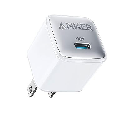 Anker - 20W USB C Charger Block, Nano Pro Fast Charger for iPhone & Galaxy