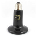 Aexit - 250W Infrared Ceramic Heat Lamp for Reptiles, E26 Plug, 75mm Dia