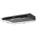 Cecotec - 60 cm Cooker Hood Bolero Flux CM 602200, 220 m³/h Suction, 3 Power Levels, Low Consumption