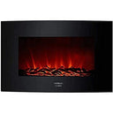 Experience warmth with Cecotec's Electric Fireplace featuring 2000W power, curved flames, remote control, and timer. Ideal for spaces up to 30 m². Keywords: electric fireplace, curved flames, remote control