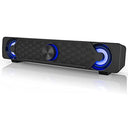 Smalody USB Soundbar Speakers with LED Lights for Gaming