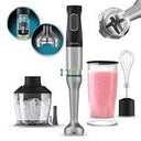 Experience the Cecotec Hand Blender Katana 15 Chop G with 1500W power, 21 speeds, turbo function, and 4 titanium blades. Perfect for blending and chopping!