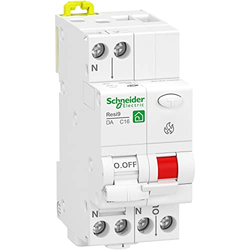Schneider Electric - Resi9 Circuit Breaker Detector 1P+N 25A C Curve
