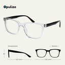 Opulize Leo Unisex Resting Glasses - Stylish Comfort For Every Room