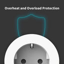 Aqara - Zigbee Smart Socket with Current Measurement, Timer, Voice Control