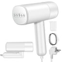 Experience the Garmee Foldable Travel Steamer with 1000W power, quick heating in 20 seconds, and a 150ml tank. Perfect for travel and wrinkle-free clothes! Keywords: travel steamer, quick heating, portable steamer