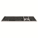 Logilink - Bluetooth Multi-Device Keyboard, Pairs 3 Devices, Minimalist Design