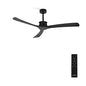 Efficient & silent 6-speed DC ceiling fan with programmable timer & dual height options. Perfect for bedrooms with its quiet, ultra-light black blades. Shop now!