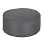 Relaxdays - Inflatable Outdoor Pouf Stool for Camping & Garden, Dark Grey