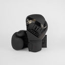 Metal Boxe Blade Black Boxing Gloves - 12 oz High-Quality PU