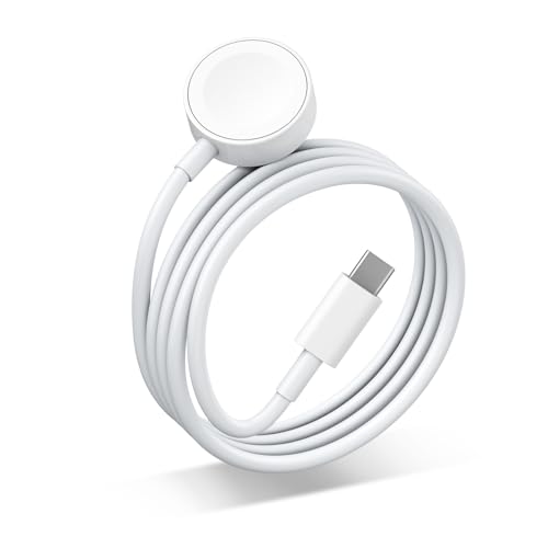 Vertebraid - Fast Charging USB C Watch Charger Cord For Apple Watch, 4.9ft