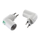 Tinxi E27 Lamp Base Holder Socket with 360° rotation and on/off switch