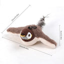 Eoixuqba - Interactive Cat Bird Toy with USB Charging, Realistic Sounds & Movement
