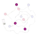 Ideen Mit Herz - Battery Operated Fairy Lights with 10 Cotton Balls, Timer, 3 Colors