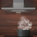 Cecotec - 90 cm Pyramid Extractor Hood, 65W Motor, 350 m3/h Suction, Stainless Steel