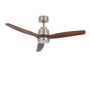 IKOHS Windlight Nickel Ceiling Fan with Remote Control