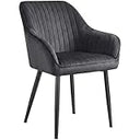 CLIPOP Dining Chairs Set of 2 - Green Velvet