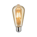 Shop Paulmann's 6.5W LED Filament Bulb in Gold, offering warm 2500K light. Perfect for creating a cozy atmosphere with energy-efficient LED technology.