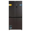 Cecotec 4-door American fridge in dark finish with digital display and spacious interior