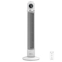 Cecotec EnergySilence 1090 Retro Pedestal Fan in white with LED display and remote control