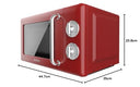 Cecotec ProClean 3110 Retro Red Microwave With Grill - 700W Power