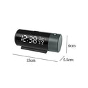 Enakshi - Projection Alarm Clock with LED Display, Corded Design for Kids