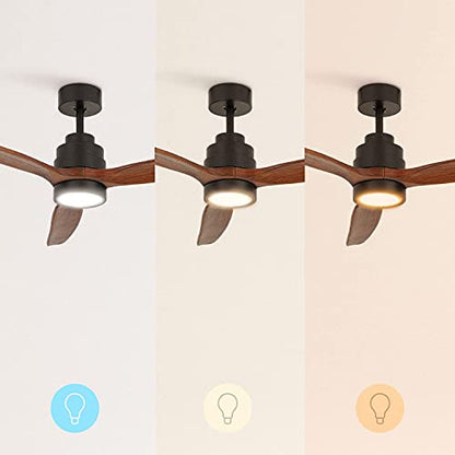 Create - WindStylance DC Ceiling Fan, 40W, Silent, 132cm, 6 Speeds, Timer, Dual Height, Reversible