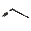 Zunate - USB WiFi Adapter BT5.0 AC1300, Dual Band 2.4G/5G, High Speed for PC