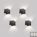 Klighten Pack of 4 Waterproof Wall Lights - Modern Design, G9 Bulb