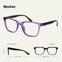 Opulize Leo Unisex Resting Glasses - Stylish Comfort For Every Room