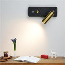 Lkhfoaqm - LED Wall Lights with Switch, USB Interface, 7W, Modern Design