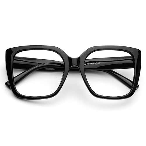 DOOViC - Oversized Blue Light Blocking Reading Glasses for Women