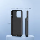 Newdery - 5000mAh Battery Case for iPhone 15/15 Pro, USB C, Portable Charger