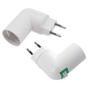 E27 Wireless Lamp Socket with Switch for Mobile Kitchen and Garage, 2pcs