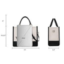 Excefore - Stylish PU Leather Tote Bag for Women, Versatile Shoulder & Crossbody Use