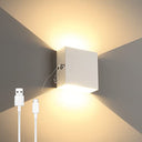 Lightess LED Wall Sconce - Rechargeable Touch Control Indoor Lighting