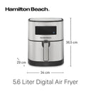 Hamilton Beach - Digital Air Fryer 5.6L