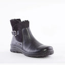 Alpina 42591 Rony Black Flat Zip Ankle Boot - Waterproof & Warm Eu 42