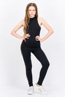 Adidas Originals Women's Sportswear Fit Sleeveless Training Jumpsuit in black