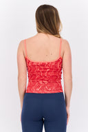 Adidas Originals Women's Fit Sleeveless Outdoor Top in Coral