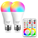 Jayool 10W E27 RGBW LED Bulb - 120 Colors, Dimmable