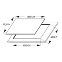 Cecotec Gas Plate 5 Burners for Natural Gas & Butane - Easy to Clean