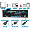 Vbestlife - 5.25" Multifunction Internal Card Reader with 3X USB 3.1 Support