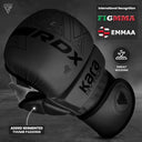 RDX - MMA Gloves for Sparring & Grappling, Open Palm Design, Adjustable Wrist Support