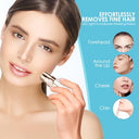 Vogcrest - 2-in-1 Rechargeable Eyebrow Trimmer & Facial Hair Remover with LED Light