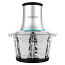 Cecotec - 500W Electric Food Chopper with 4-Blade Stainless Steel, 2 Speeds, 500G Glass Bowl