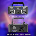Littleboyny - DJ Disco Light with LED RGB Projection, Music Control & DMX UV Effects