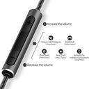 Hoistac - Pack of 2 Wired Earbuds with Microphone, Extra Bass, Memory Foam, Custom Fit